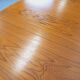 Vintage oval dining table Baumann from the 60s and 70s in teak with extension.
