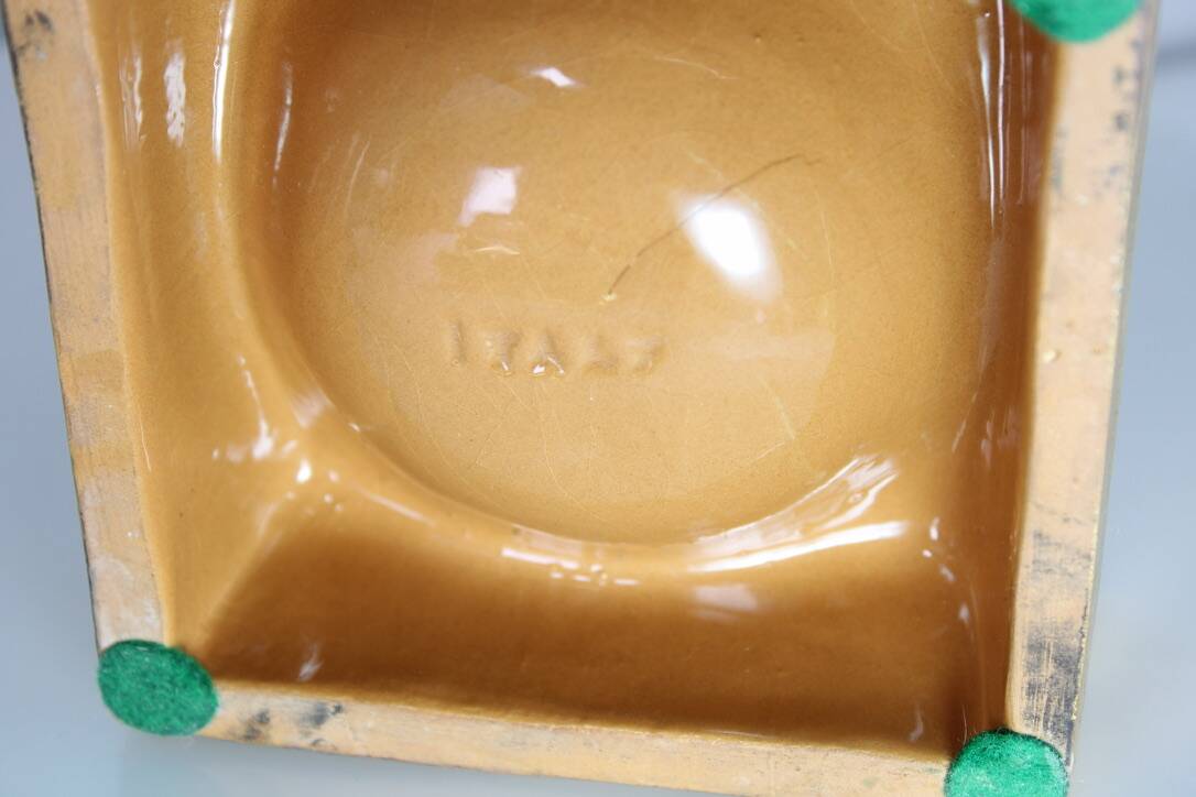 Bitossi gold pocket tray Italy 1970