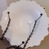 Suspended planter in slipware