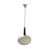 Hanging Scandinavian teak and opaline