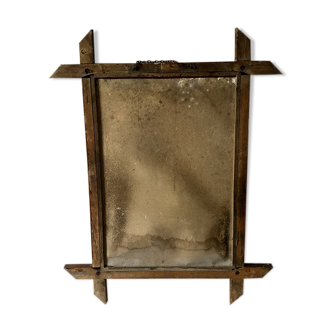 Miroir vintage en bois