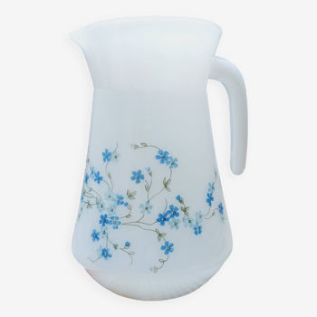 Arcopal Veronica forget-me-not carafe