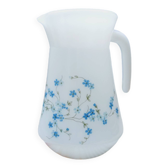 Arcopal Veronica forget-me-not carafe