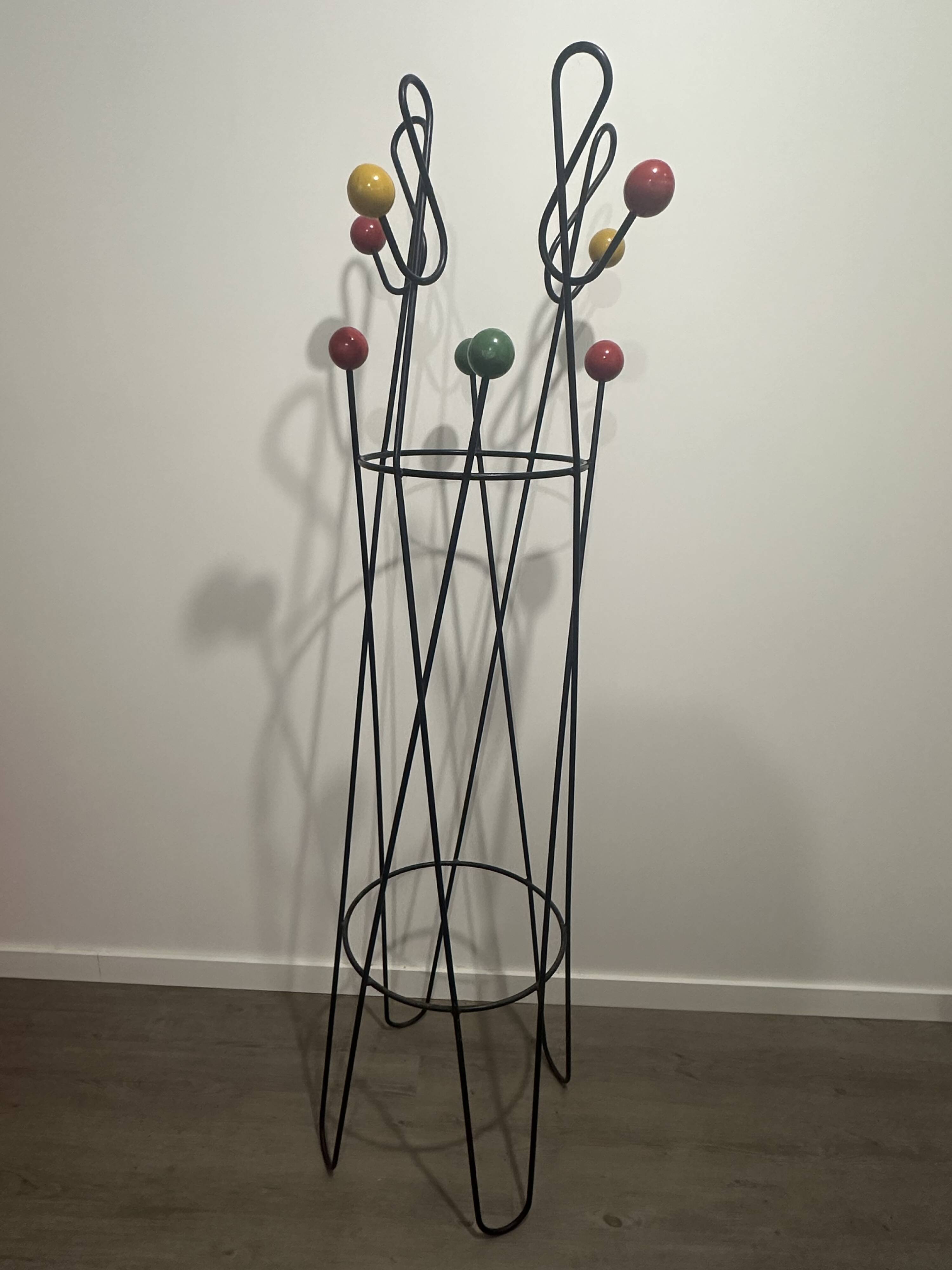 Coat rack "G clef" Roger Feraud