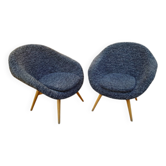 Pair of Czech armchairs, 1960