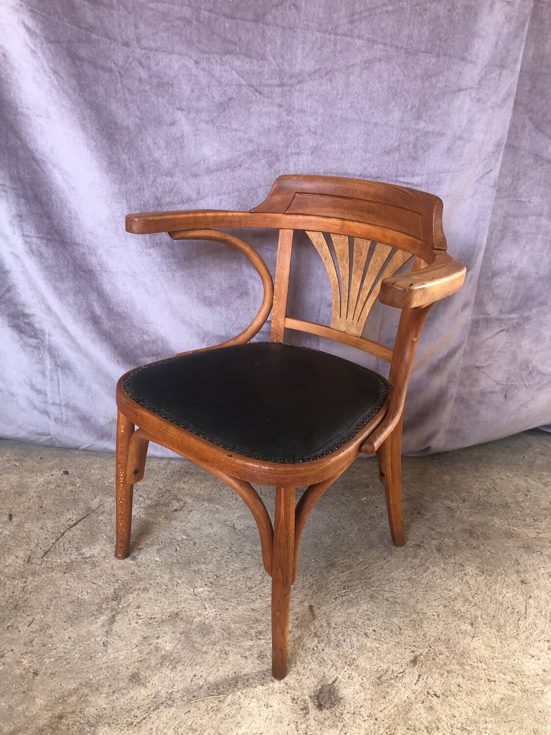 Beech office chair