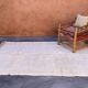Moroccan rug Beni M'Rirt white - 177 x 264 cm