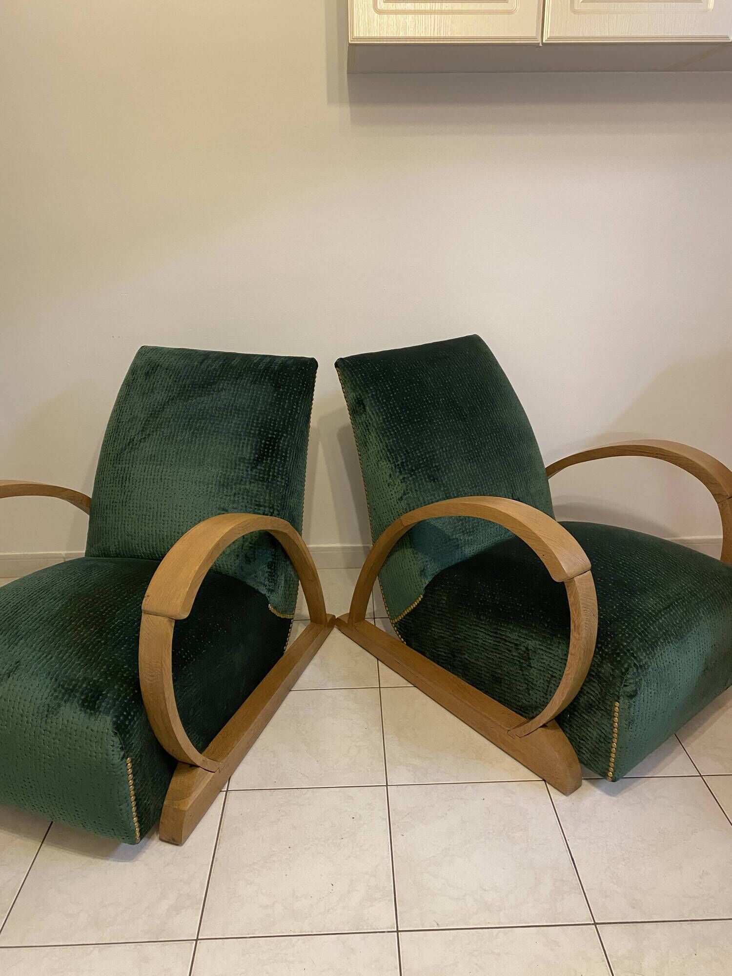Art Deco armchairs