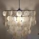 Mother-of-pearl pendant lamp 1970 vintage