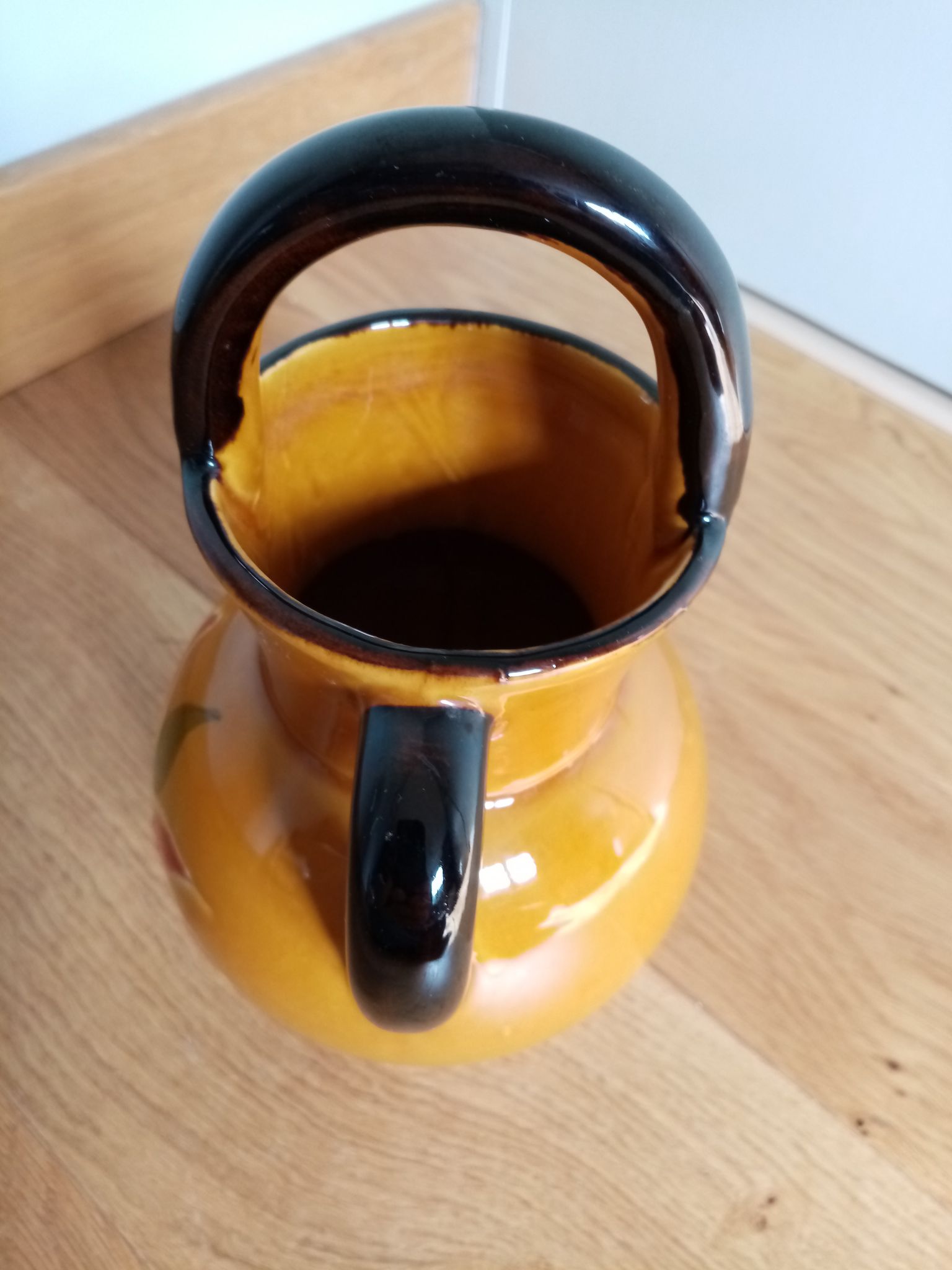 Pichet cruche vase en céramique émaillée Camarès