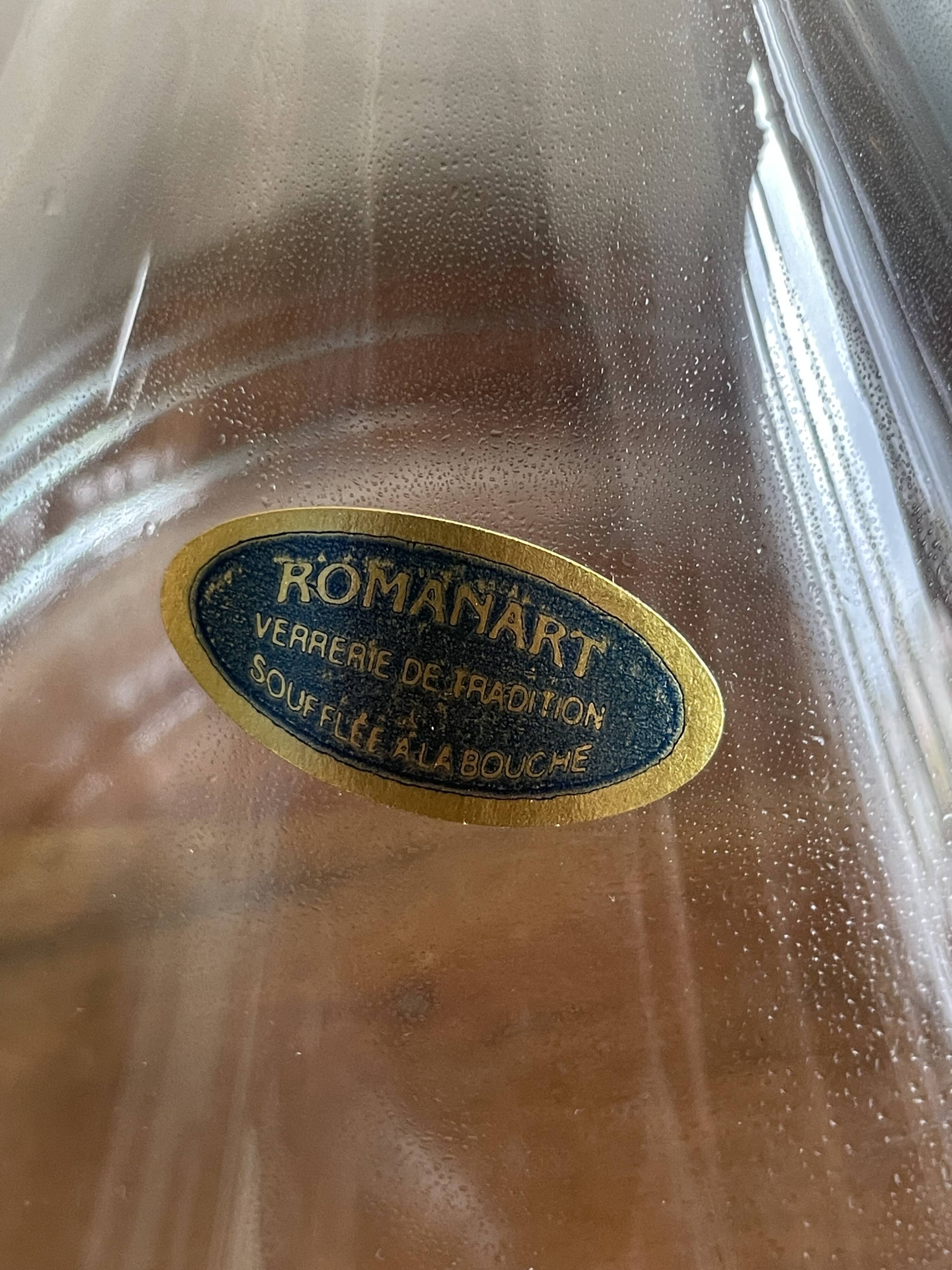 Blown glass decanter