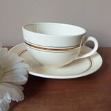 Vintage Villeroy and Boch breakfast cup and saucer