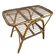 Table basse en Rotin dans le style de Franco Albini Italie 1960