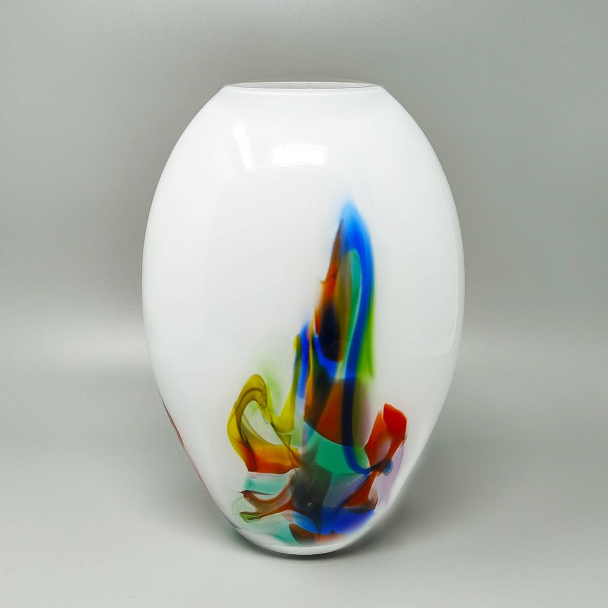 1970s Vase Handcrafted in Murano