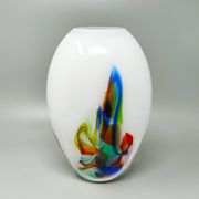 Vase des années 1970 fabriqué à la main à Murano