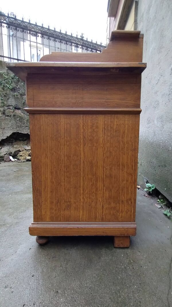 Commode 2 portes 2 tiroirs en bois massif