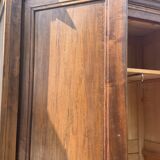 Grande armoire en bois massif XIXe Biedermeier
