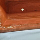 Art deco style terracotta planter, 50 cm