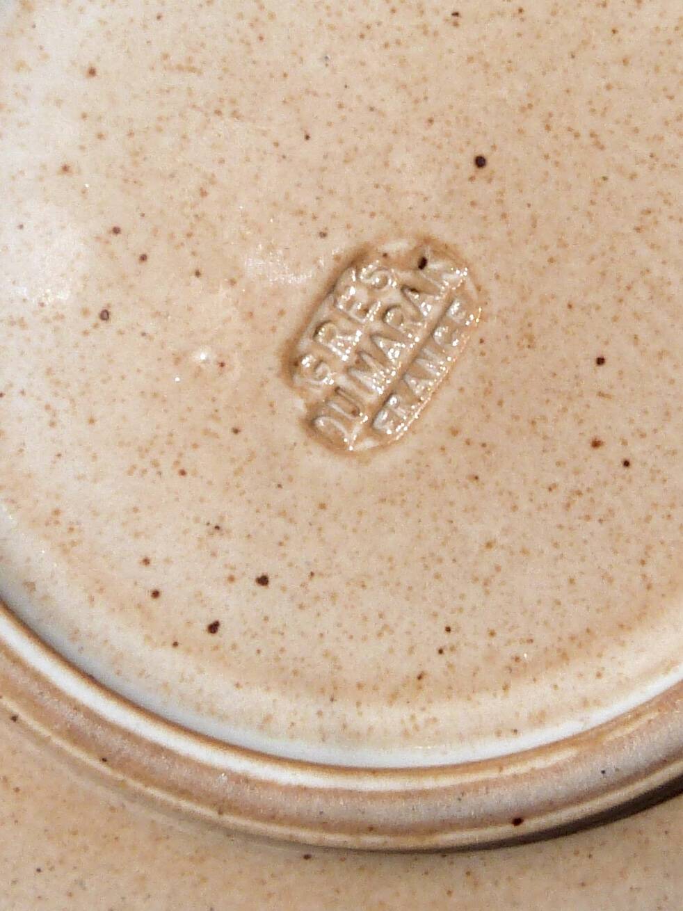 Stoneware cup with saucer Grès du Marais