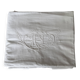 Old linen blend curtain, monogram "HL" (230x330)