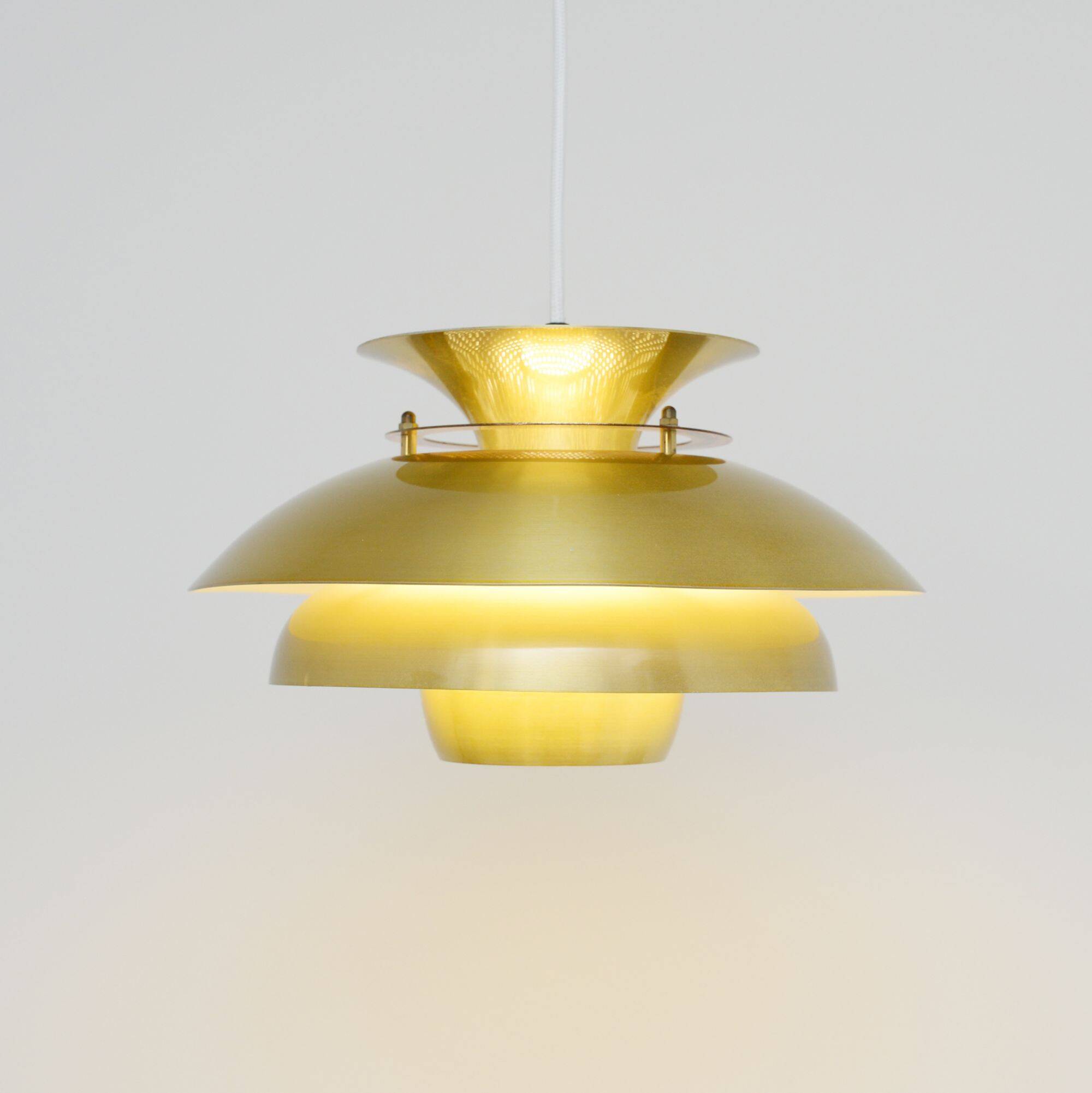 Vintage lamp in brass, Denmark 1970s