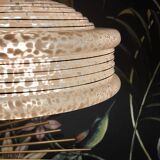 Pink Clichy glass suspension