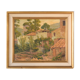 Peinture impressionniste de villas et de jardin