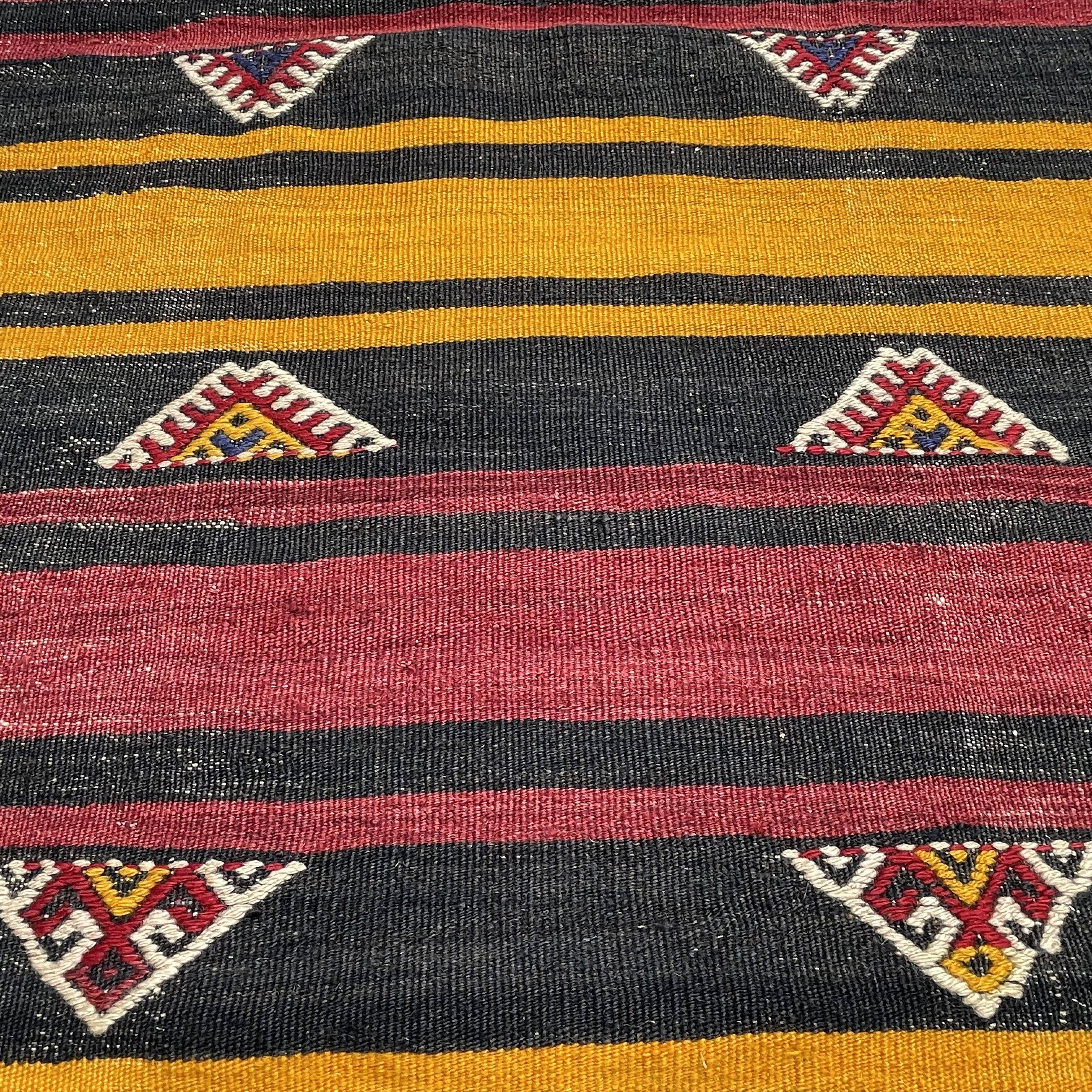 Vintage turkish kilim runner , 345 x 67 cm