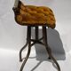 Victorian English brass piano cello music stool attributed to CH Hare
