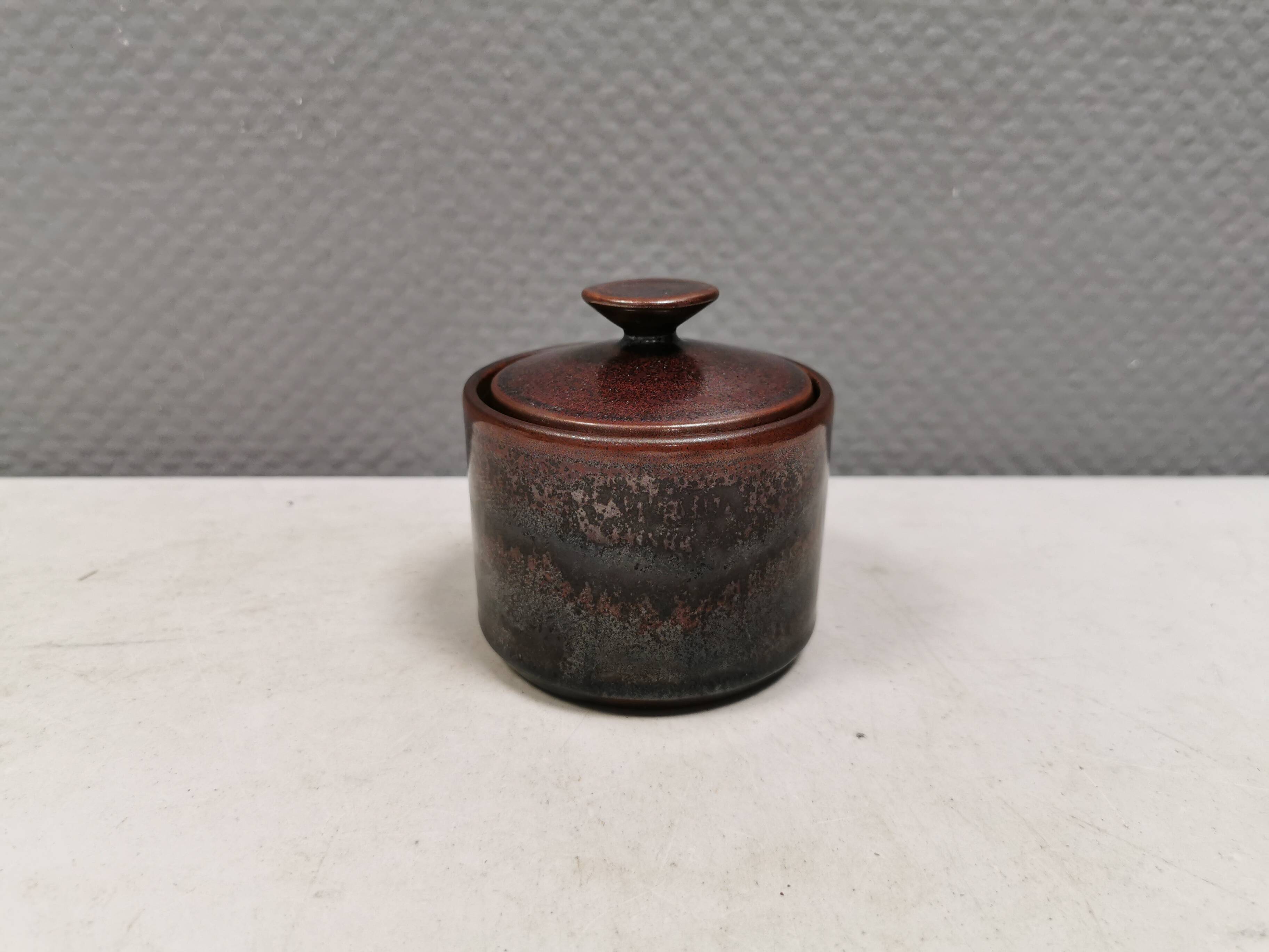 Ceramic sugar bowl with lid by Danish Desiree, 1970s.
