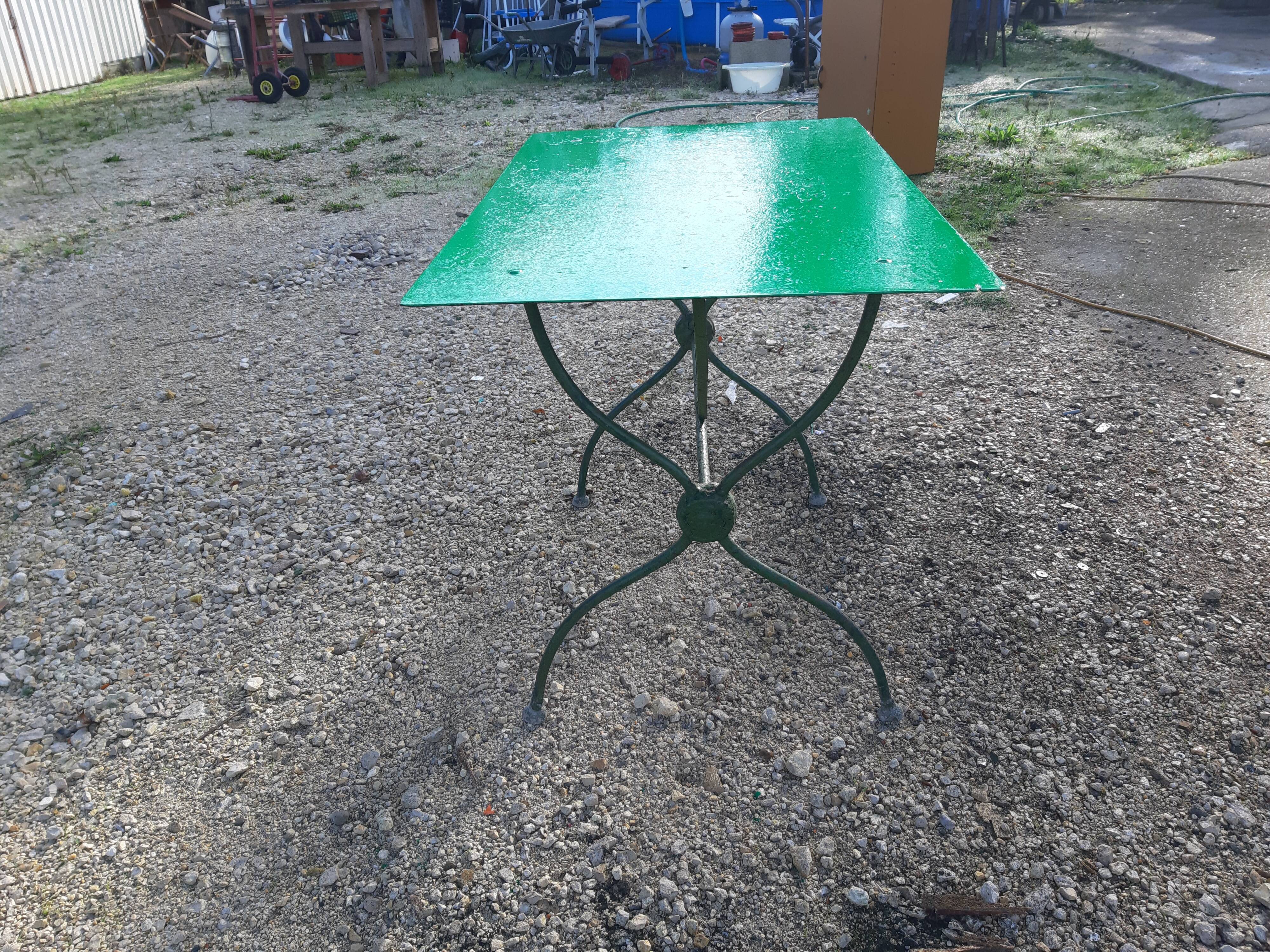 Garden table iron 1900