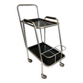 Chariot desserte en metal style  French Regency 1950