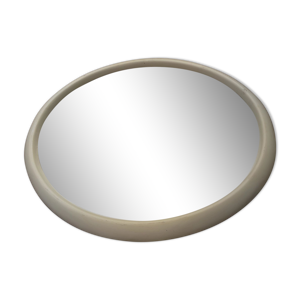 Miroir ovale cadre plastique