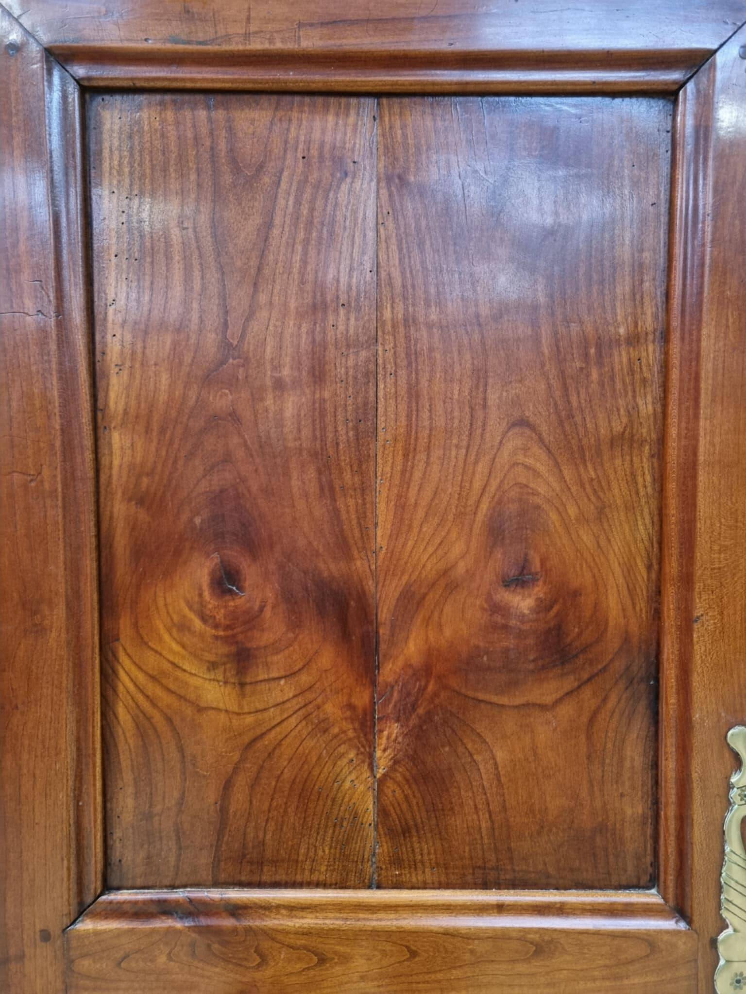 Antique cherry wood wardrobe
