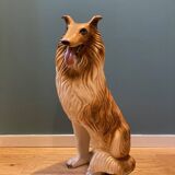 statue chien vintage