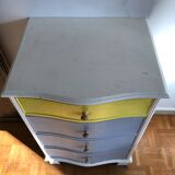 Painted vintage chest of drawers