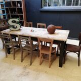 Farmhouse table, vintage wooden
