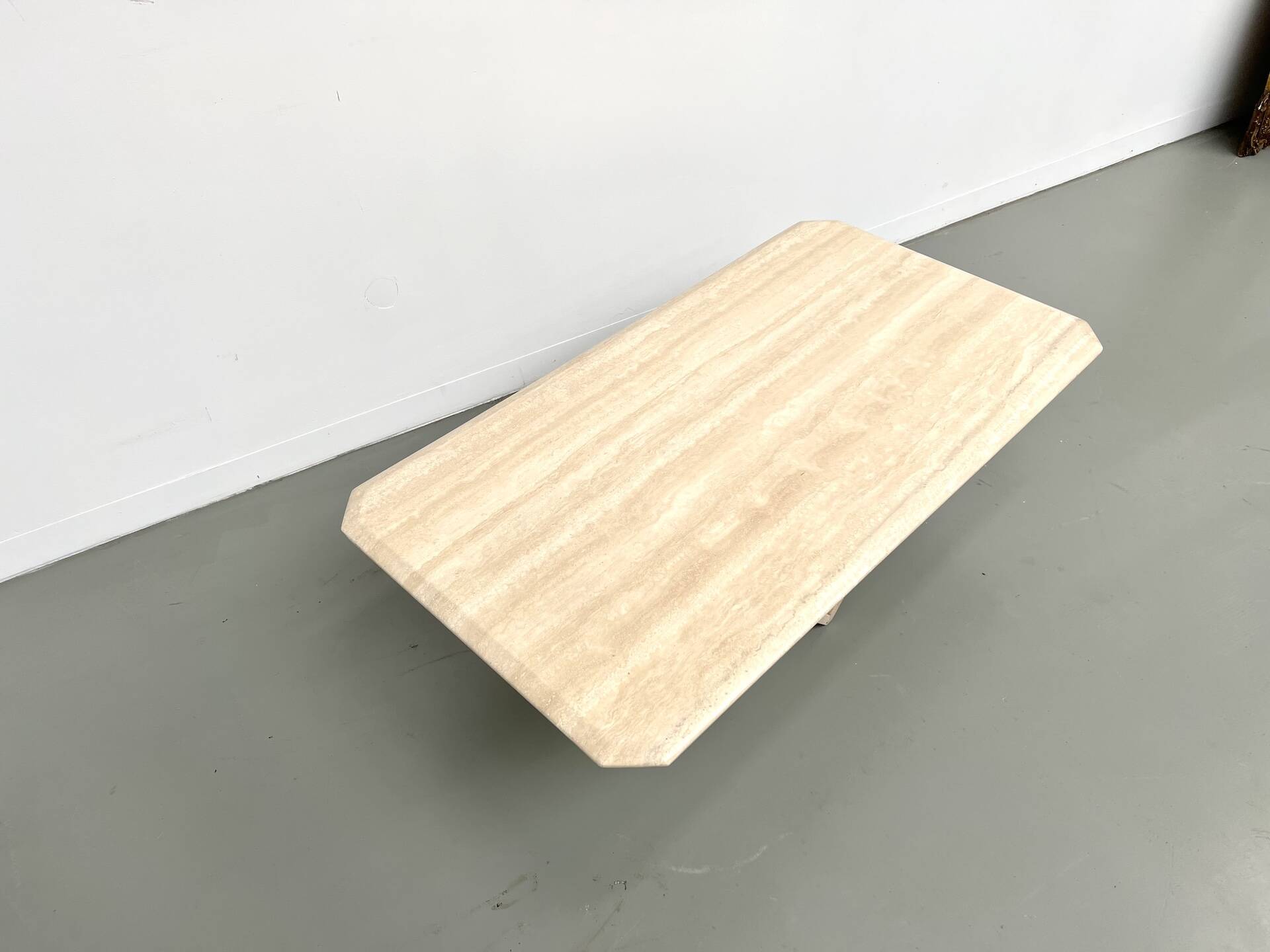 Travertine coffee table, Italy 1970