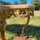 Table basse style Louis XV en marbre rose