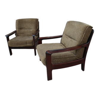 Pair of Scandinavian armchairs