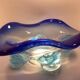 Blown glass basin signed Massimiliano Schiavon Murano Venice