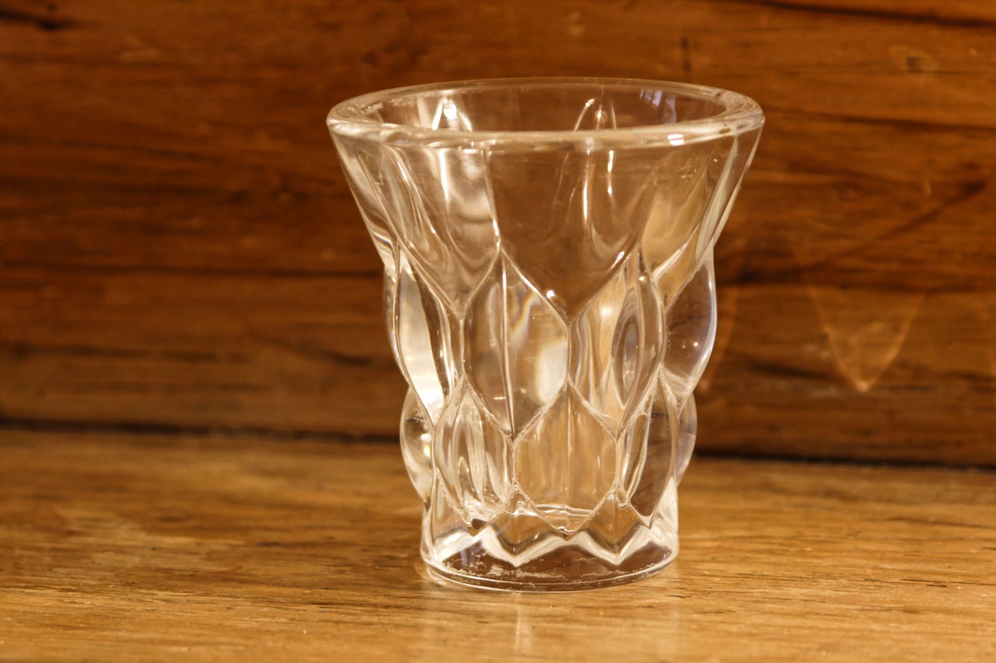 Small crystal vase, Val St Lambert