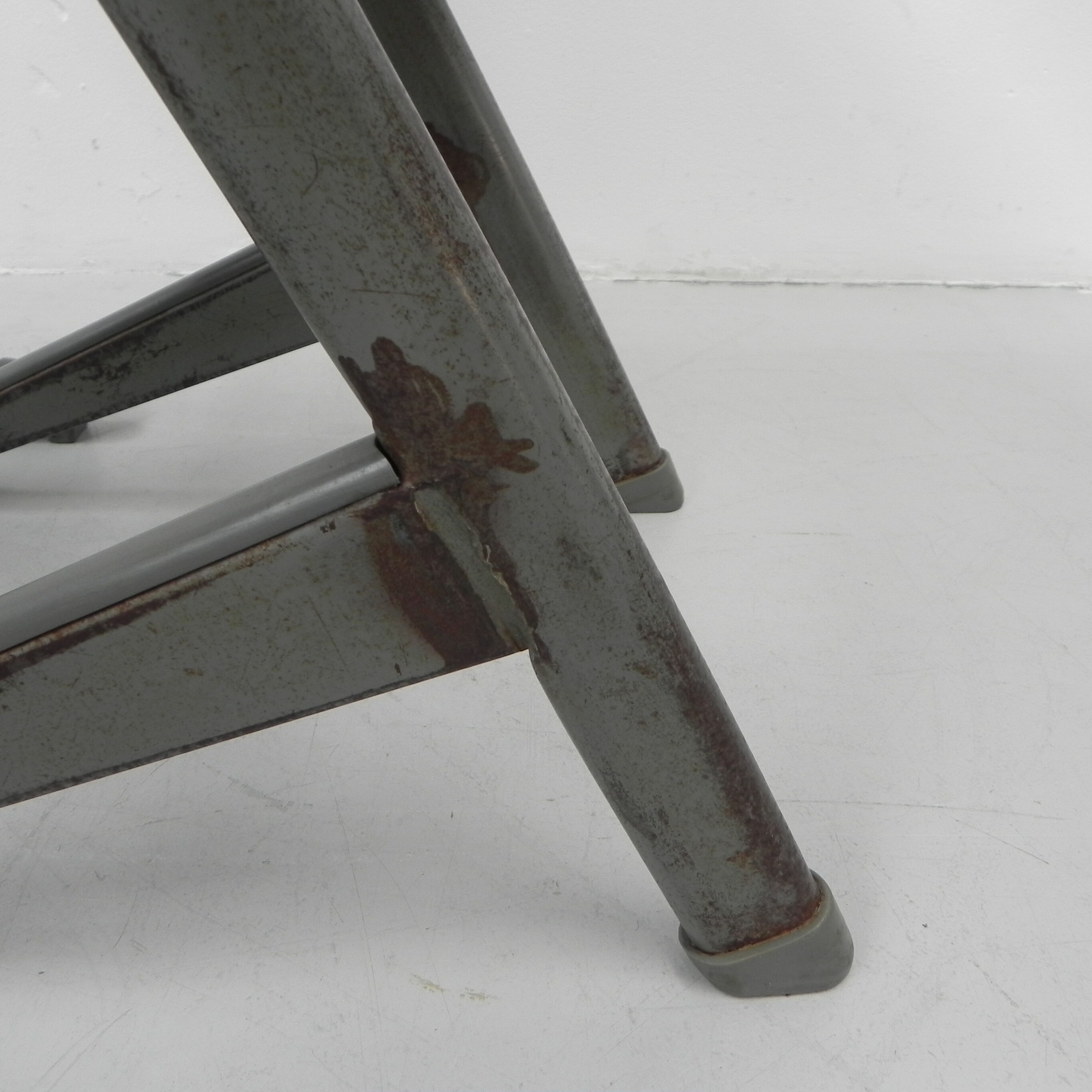 Desk and chair, industrial