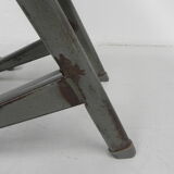 Desk and chair, industrial