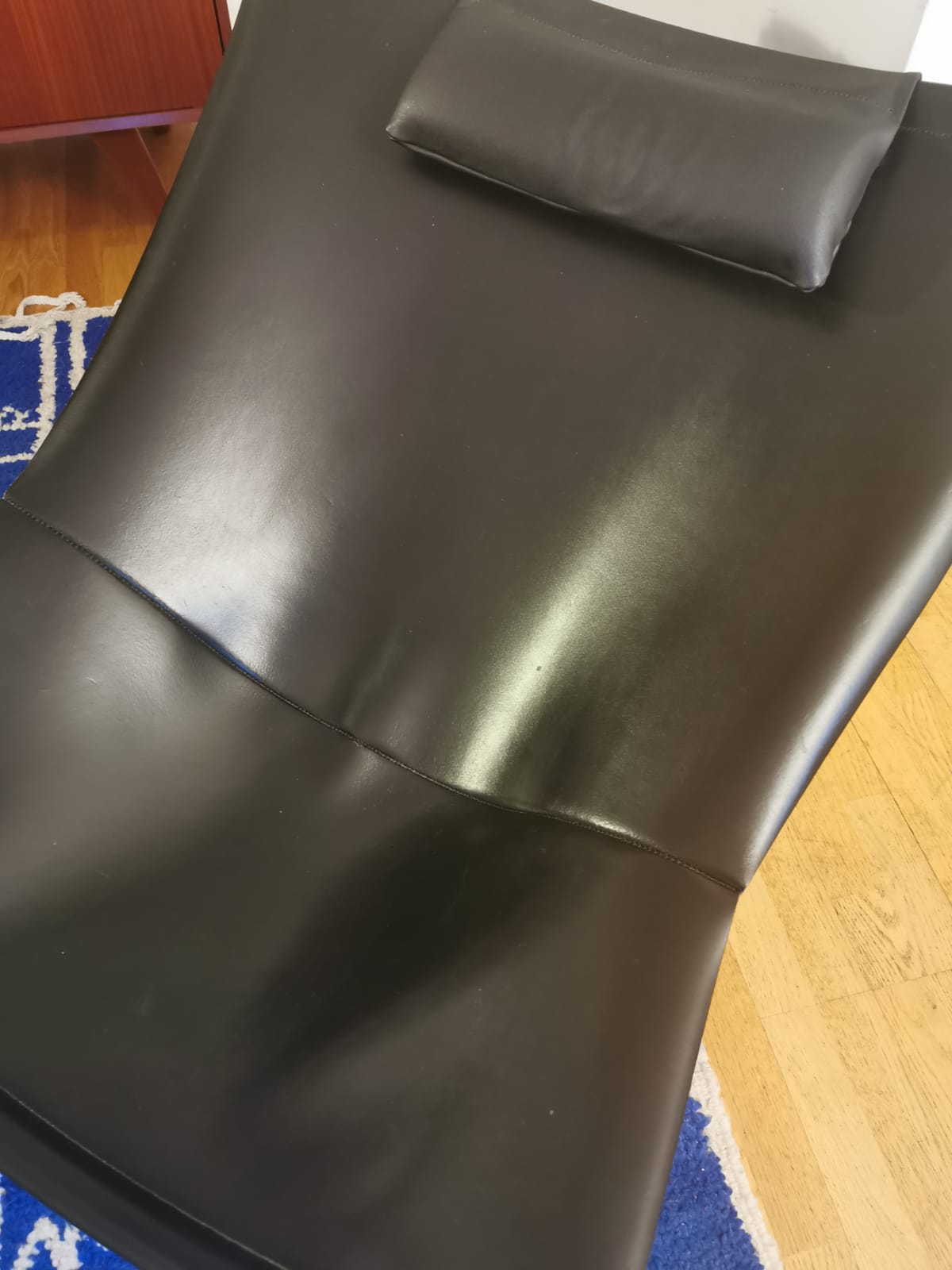 Vintage leather armchair