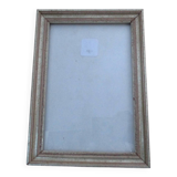 Silver wooden frame for 13.5 x 20 cm subject