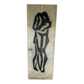 Porte en fibre de verre brutaliste