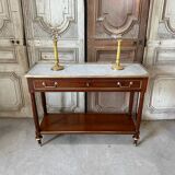 Louis XVI mahogany console