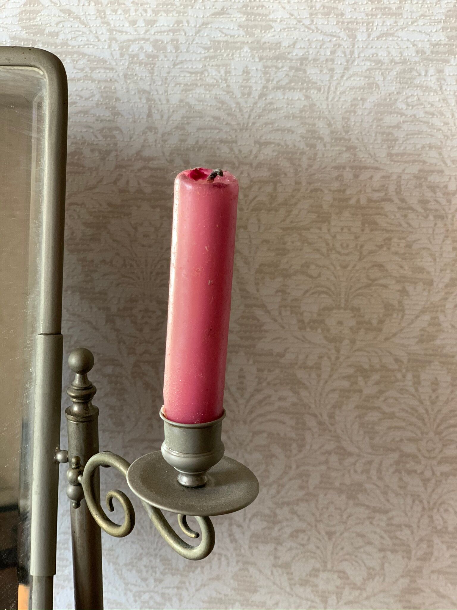 Small Ladies dressing table with candle holders
