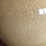 Vintage cracked ceramic lamp